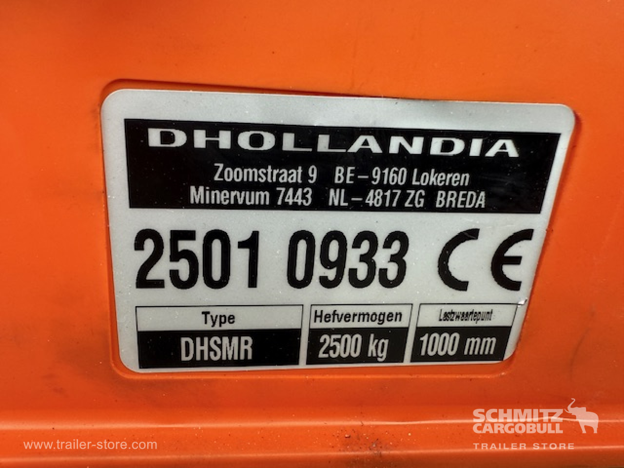 SCHMITZ Oplegger Vries Standard Taillift - Izotermična polprikolica: slika 3 SCHMITZ Oplegger Vries Standard Taillift - Izotermična polprikolica: slika 3