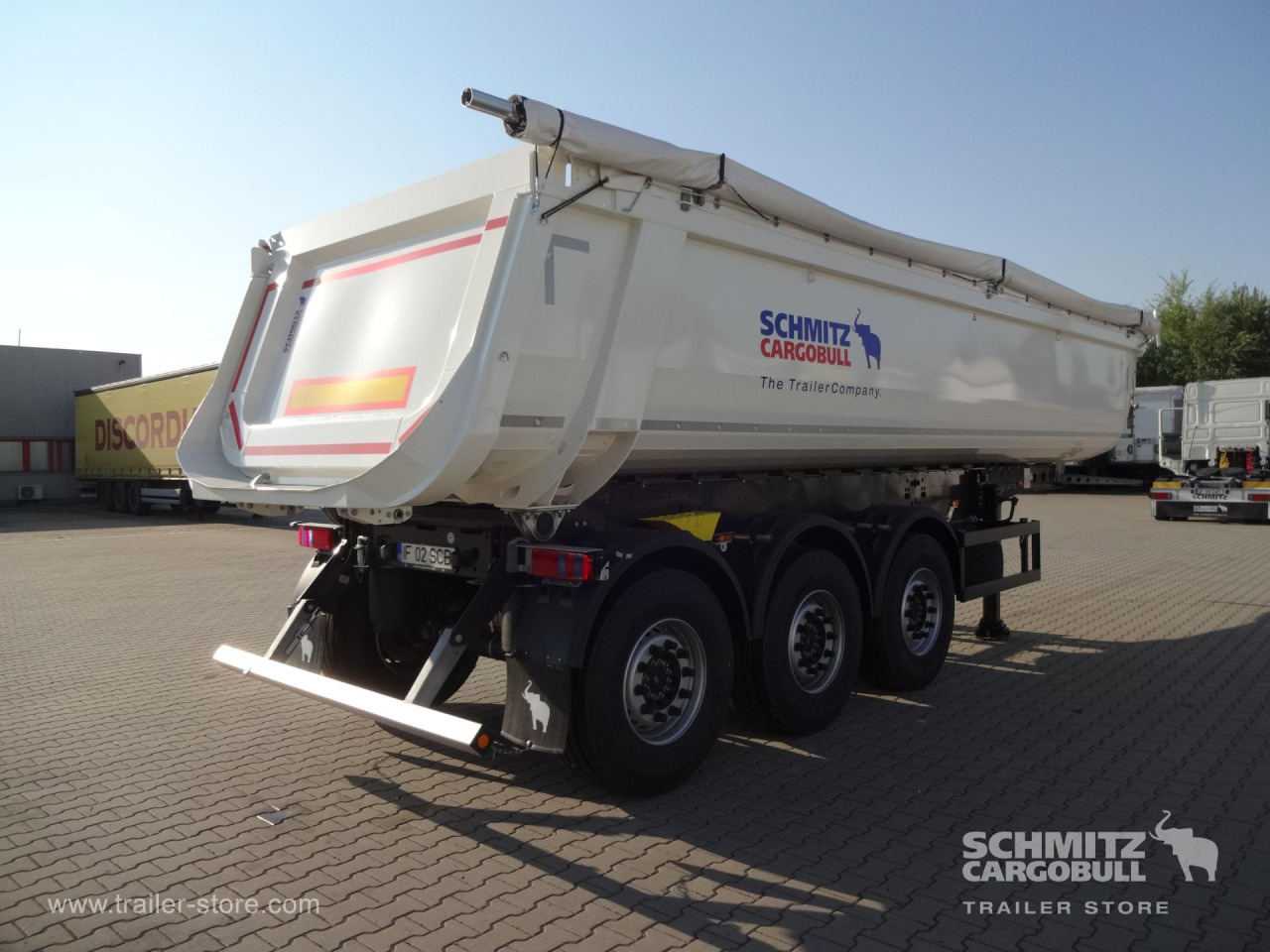 SCHMITZ Tipper Steel half pipe body 27m³ - Kiper polprikolica: slika 3 SCHMITZ Tipper Steel half pipe body 27m³ - Kiper polprikolica: slika 3