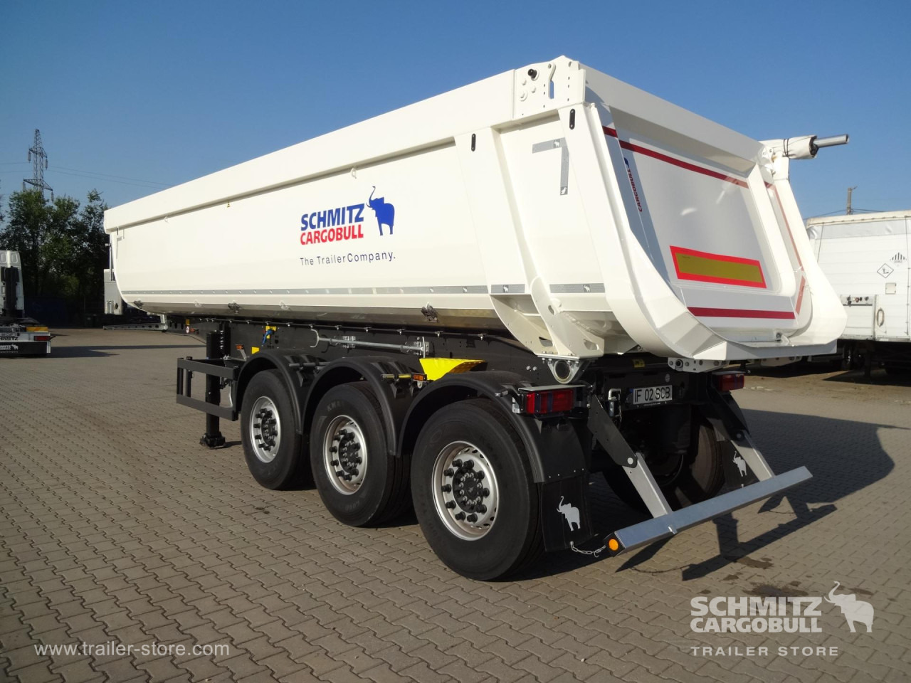 SCHMITZ Tipper Steel half pipe body 27m³ - Kiper polprikolica: slika 1 SCHMITZ Tipper Steel half pipe body 27m³ - Kiper polprikolica: slika 1