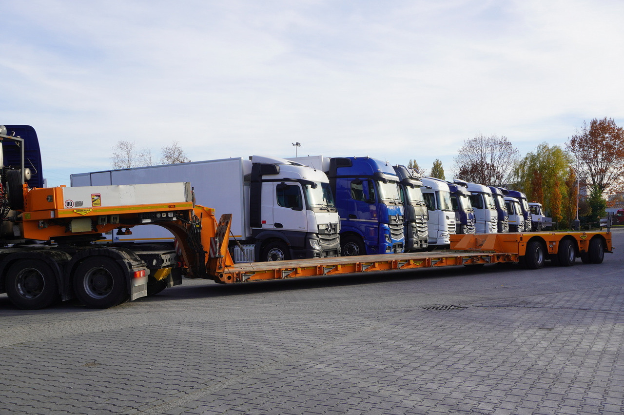 BROSHUIS 3ABD-48 61.0t TiefBet low-loader semi-trailer / 40 tons cap. / 3 steering axles / hydraulic suspension - Nizko noseča polprikolica: slika 3 BROSHUIS 3ABD-48 61.0t TiefBet low-loader semi-trailer / 40 tons cap. / 3 steering axles / hydraulic suspension - Nizko noseča polprikolica: slika 3