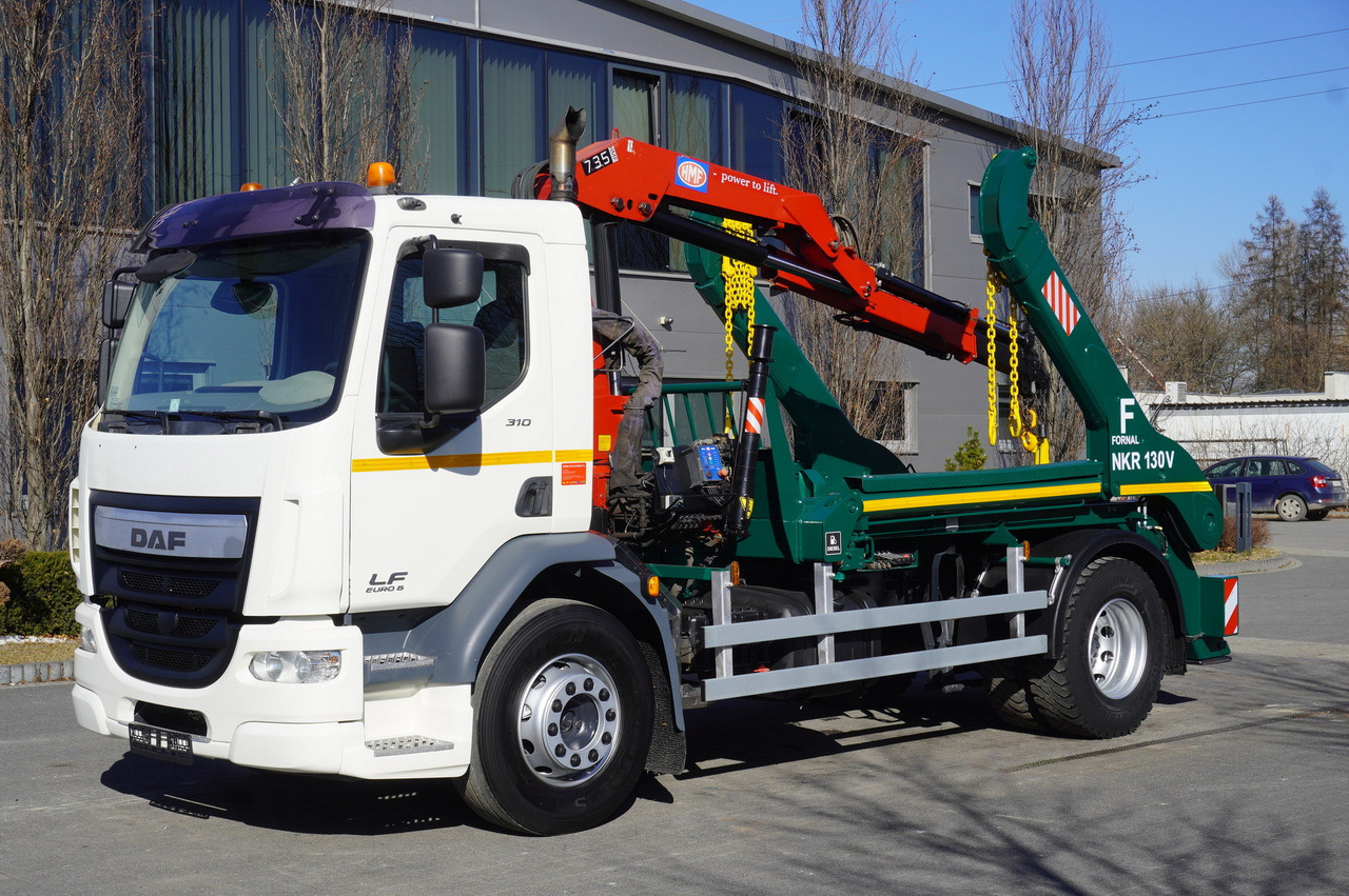 DAF LF 18.310 E6 / Skip loader Fornal NKR 130V / HDS HMF 735 K2 / Manual gearbox - Tovornjak z dvigalom: slika 1 DAF LF 18.310 E6 / Skip loader Fornal NKR 130V / HDS HMF 735 K2 / Manual gearbox - Tovornjak z dvigalom: slika 1