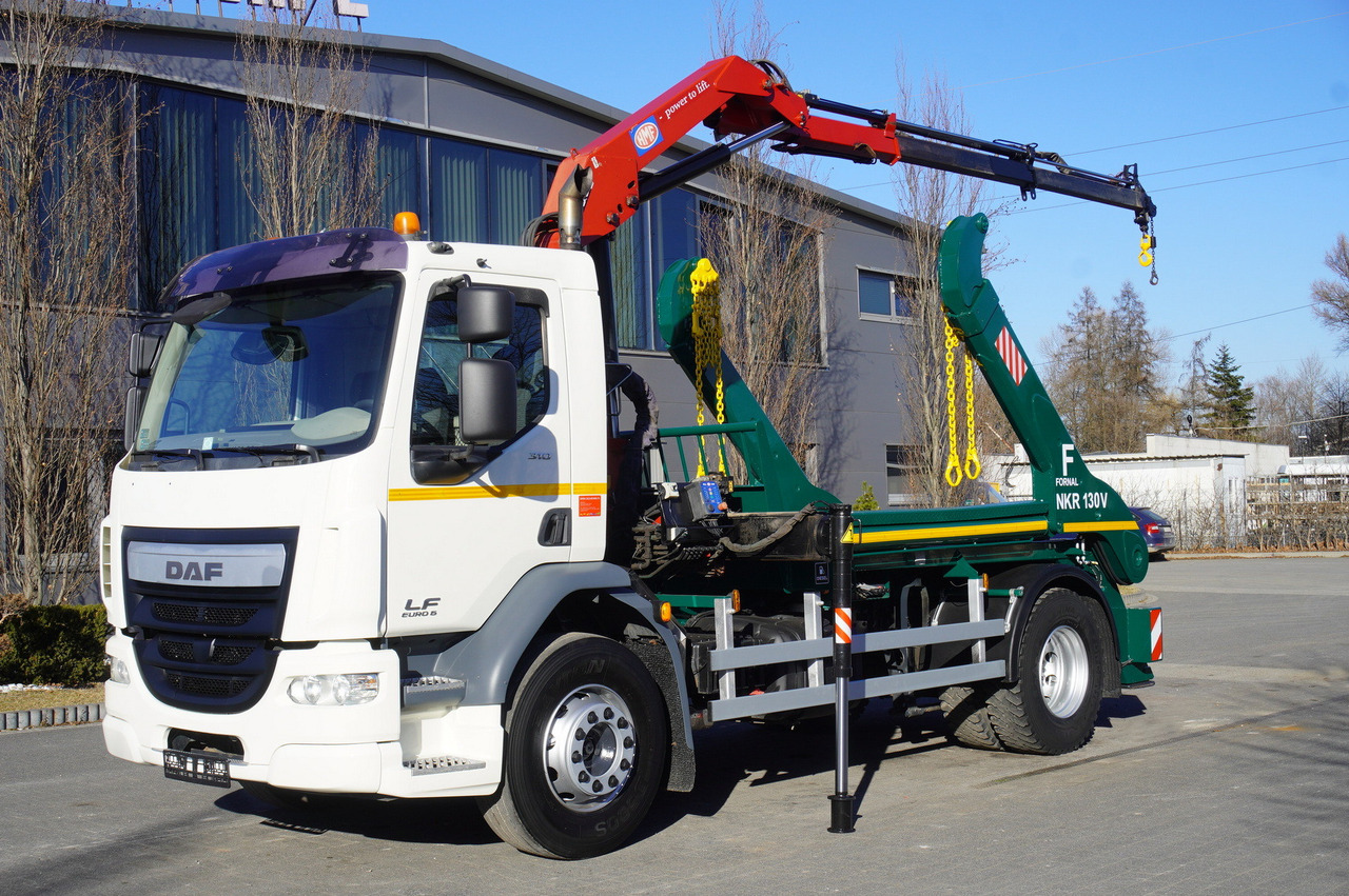 DAF LF 18.310 E6 / Skip loader Fornal NKR 130V / HDS HMF 735 K2 / Manual gearbox - Tovornjak z dvigalom: slika 2 DAF LF 18.310 E6 / Skip loader Fornal NKR 130V / HDS HMF 735 K2 / Manual gearbox - Tovornjak z dvigalom: slika 2