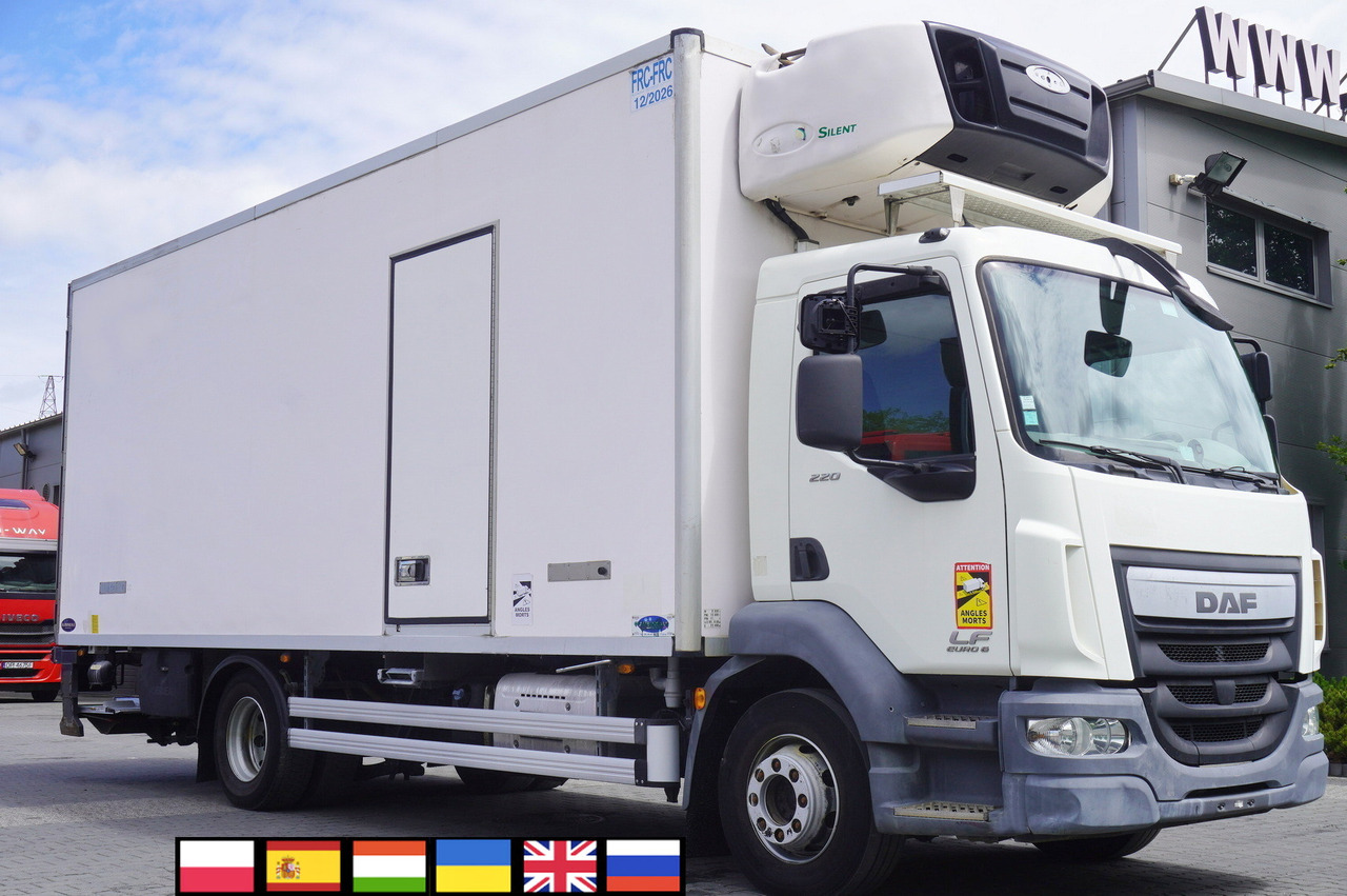 DAF LF 220 / Refrigerator 16 EPAL Multitemp / Carrier Supra 1150 MT / Palfinger 1500 kg - Tovornjak hladilnik: slika 1 DAF LF 220 / Refrigerator 16 EPAL Multitemp / Carrier Supra 1150 MT / Palfinger 1500 kg - Tovornjak hladilnik: slika 1