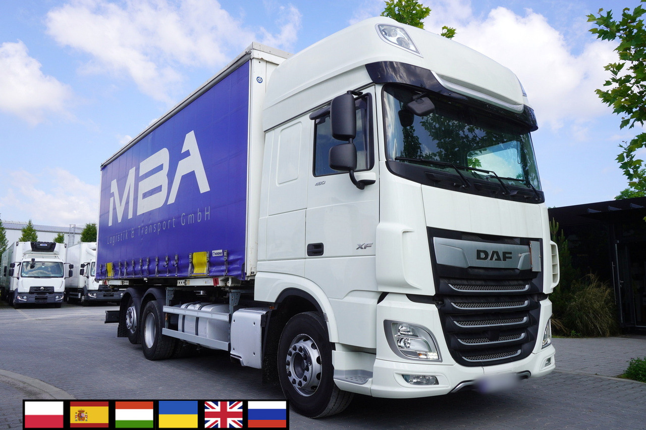 DAF XF 480 SSC / Curtainsider 19 EPAL / 2021 - Tovornjak s ponjavo: slika 1 DAF XF 480 SSC / Curtainsider 19 EPAL / 2021 - Tovornjak s ponjavo: slika 1