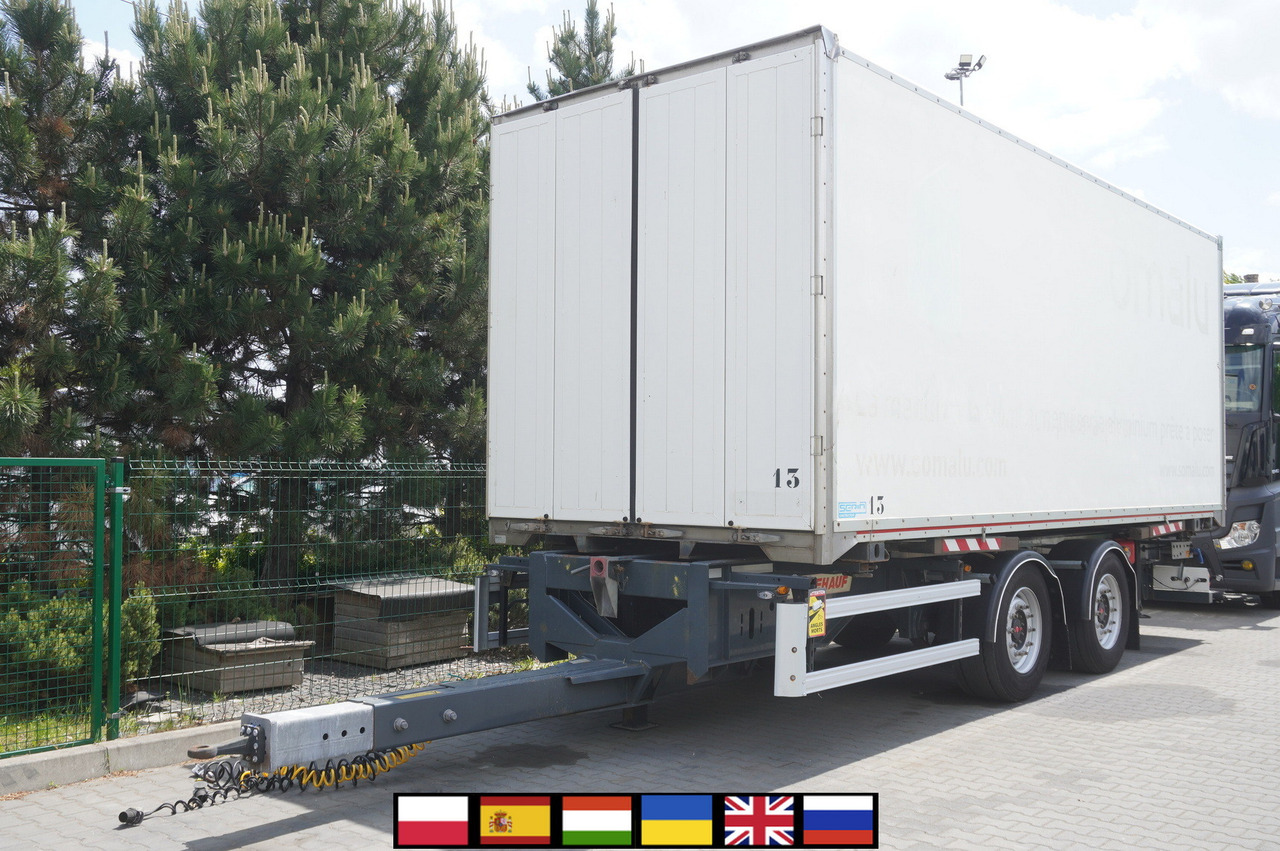 Fruehauf passthrough box trailer 18 EPAL / 2021 / SAF axles - Prikolica zabojnik: slika 1 Fruehauf passthrough box trailer 18 EPAL / 2021 / SAF axles - Prikolica zabojnik: slika 1