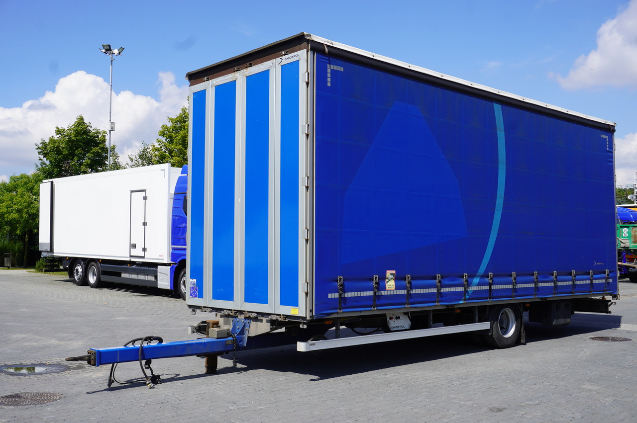 Gniotpol Tandem trailer / 10t / 2018 / 19 pallets - Prikolica s ponjavo: slika 1 Gniotpol Tandem trailer / 10t / 2018 / 19 pallets - Prikolica s ponjavo: slika 1