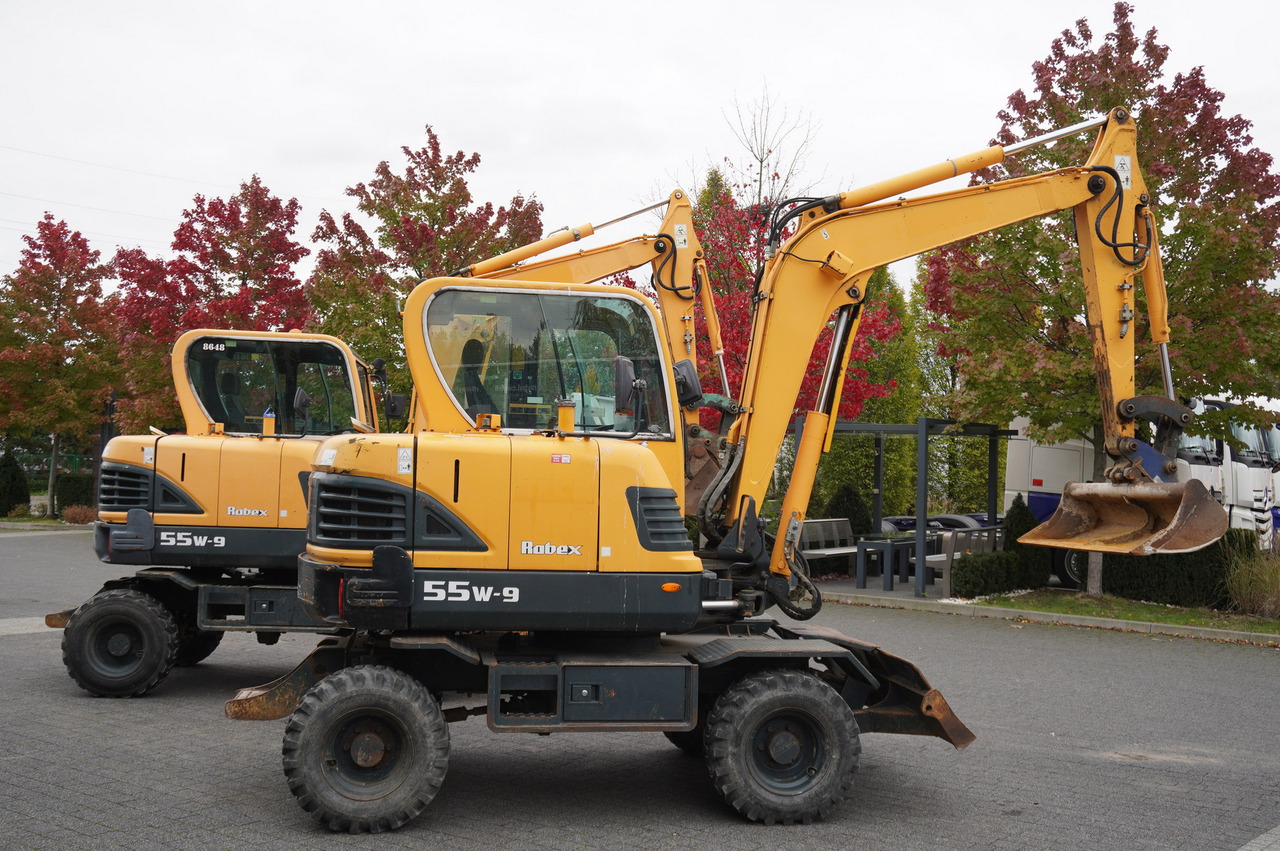 Hyundai Robex 55W-9 Wheeled Excavator 5.5t / 2pcs - Mini bager: slika 4 Hyundai Robex 55W-9 Wheeled Excavator 5.5t / 2pcs - Mini bager: slika 4