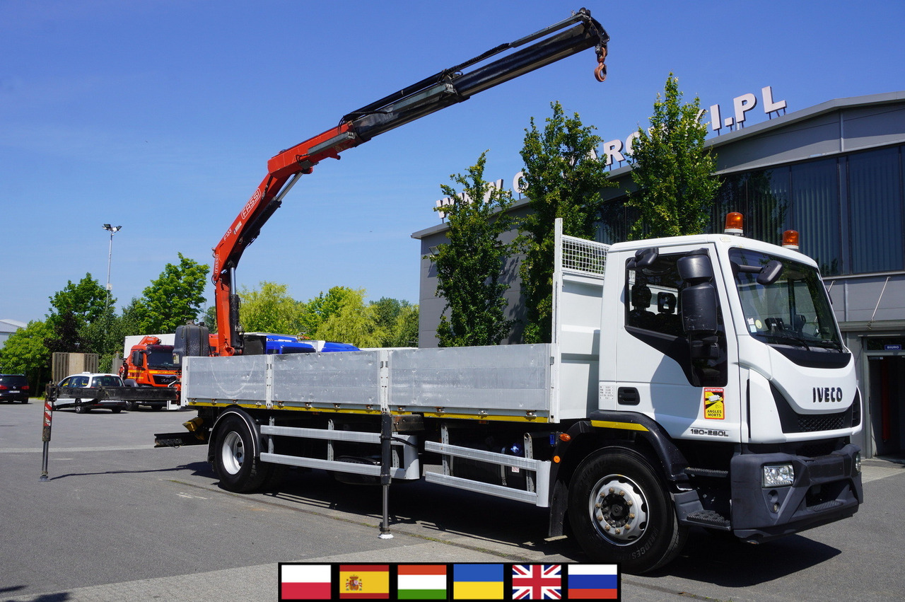 IVECO EUROCARGO 190-280L / FASSI F135A / 8 M / Lift cap. 5580 kg - Tovornjak z dvigalom: slika 1 IVECO EUROCARGO 190-280L / FASSI F135A / 8 M / Lift cap. 5580 kg - Tovornjak z dvigalom: slika 1