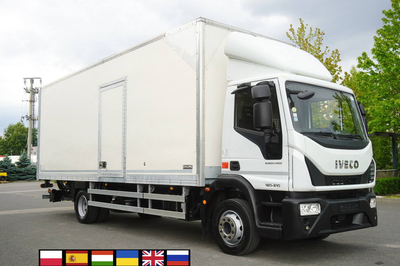 IVECO Eurocargo 12.210 / 18 EPAL box / 130 tho. km! / Dhollandia tail lift 1500 kg - Tovornjak zabojnik: slika 1 IVECO Eurocargo 12.210 / 18 EPAL box / 130 tho. km! / Dhollandia tail lift 1500 kg - Tovornjak zabojnik: slika 1