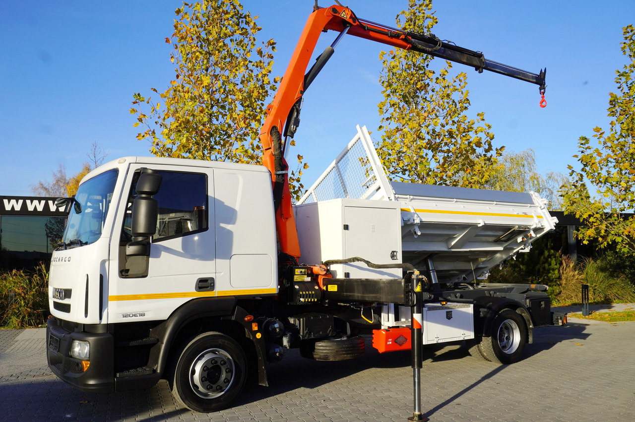 IVECO Eurocargo 120E18 Crane Palfinger / 3-way tipper / sleeper cab - Tovornjak prekucnik, Tovornjak z dvigalom: slika 2 IVECO Eurocargo 120E18 Crane Palfinger / 3-way tipper / sleeper cab - Tovornjak prekucnik, Tovornjak z dvigalom: slika 2