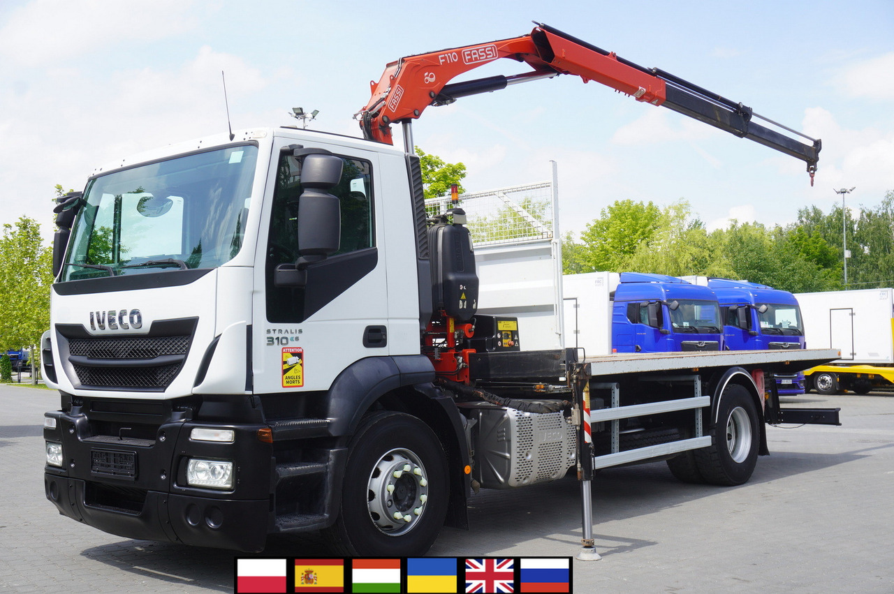 IVECO STRALIS 310 E6 / FASSI F110B / 630 MTH! / 4 t lift cap. / 19 t - Tovornjak z dvigalom: slika 1 IVECO STRALIS 310 E6 / FASSI F110B / 630 MTH! / 4 t lift cap. / 19 t - Tovornjak z dvigalom: slika 1