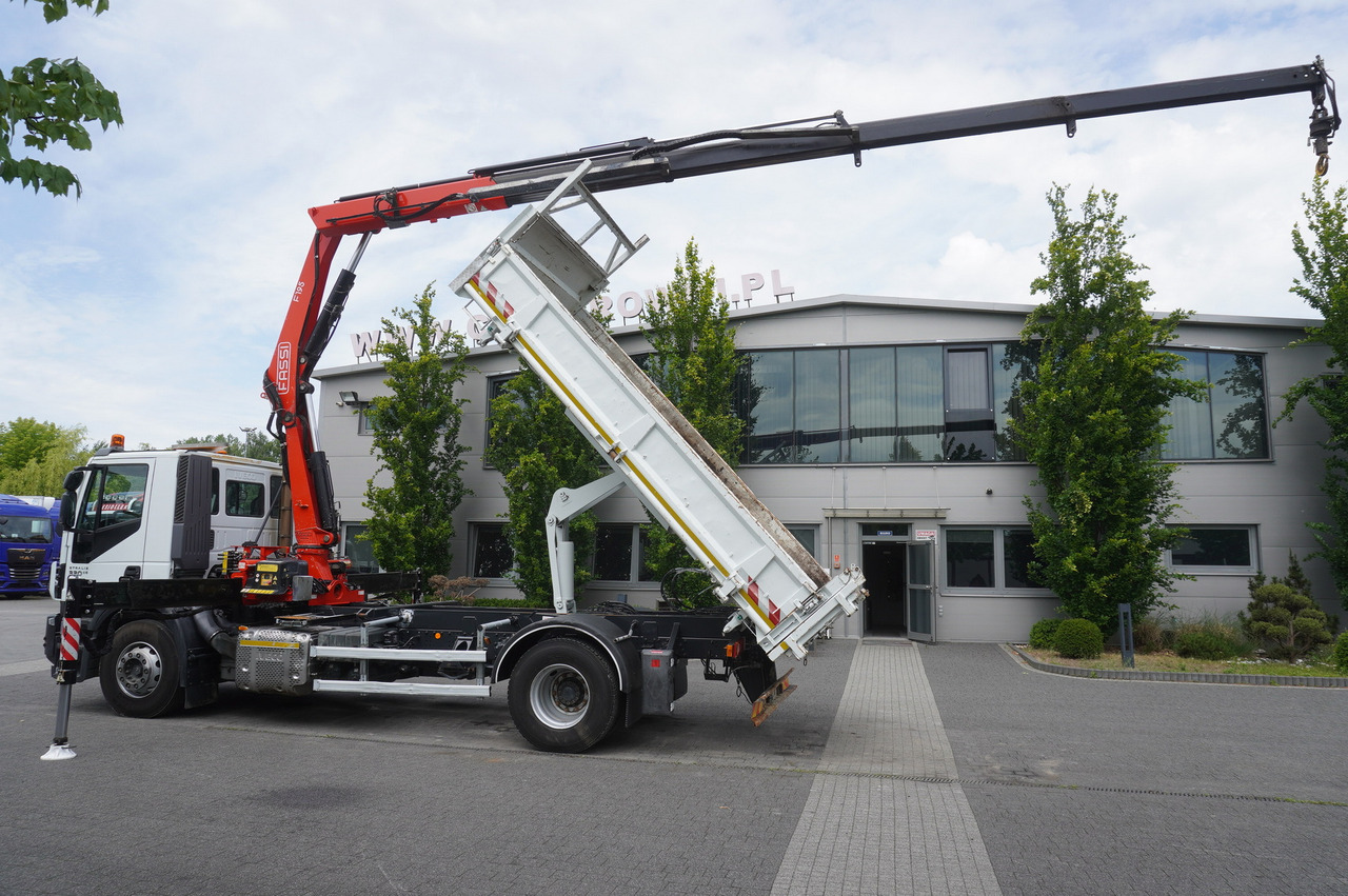 IVECO STRALIS 330 E6 / FASSI 195A 8.5 T / 3-side tipper - Tovornjak prekucnik, Tovornjak z dvigalom: slika 4 IVECO STRALIS 330 E6 / FASSI 195A 8.5 T / 3-side tipper - Tovornjak prekucnik, Tovornjak z dvigalom: slika 4