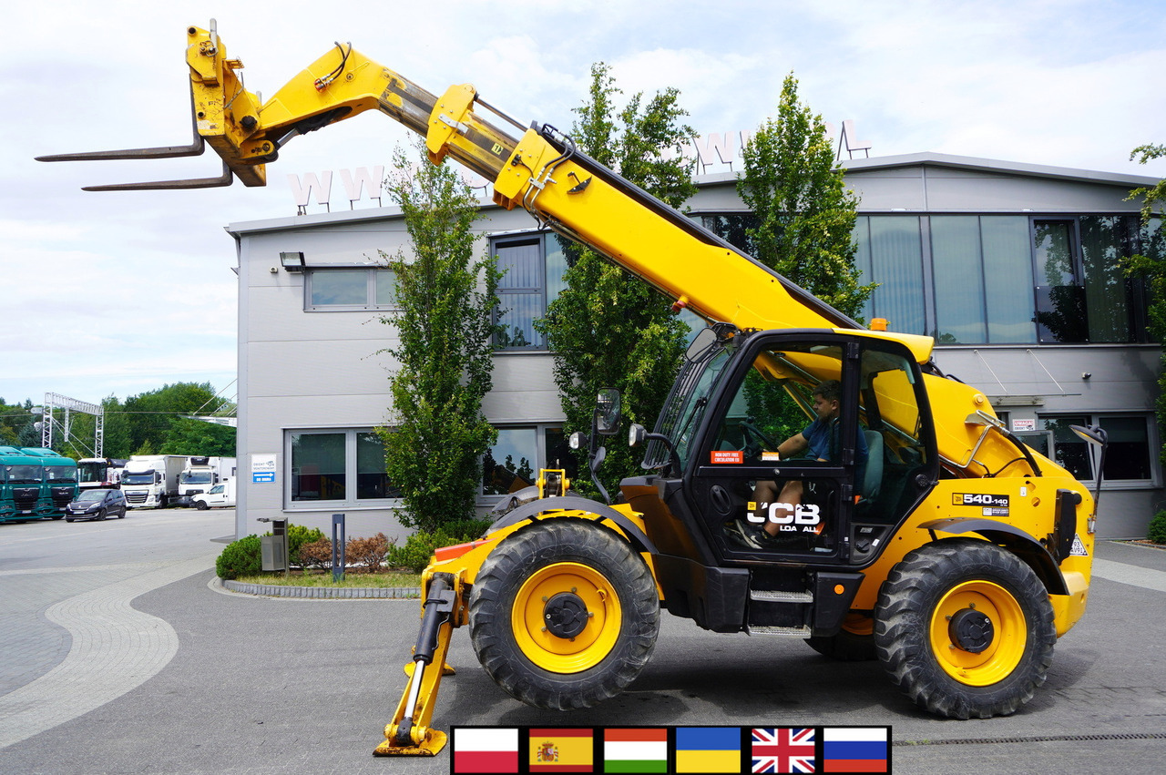 JCB 540-140 telescopic loader / 14 m range / 1800 MTH - Teleskopski kolesni nakladalnik: slika 1 JCB 540-140 telescopic loader / 14 m range / 1800 MTH - Teleskopski kolesni nakladalnik: slika 1