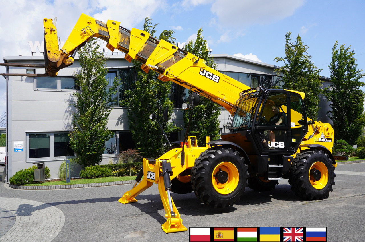 JCB 540-200 Telescopic Loader / 20 m reach / joystick - Teleskopski kolesni nakladalnik: slika 1 JCB 540-200 Telescopic Loader / 20 m reach / joystick - Teleskopski kolesni nakladalnik: slika 1