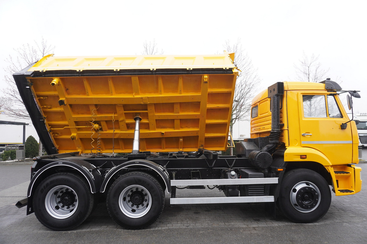 Tovornjak prekucnik, Tovornjak z dvigalom KAMAZ T2530 E5 6×4 / 3-sided tipper: slika 9