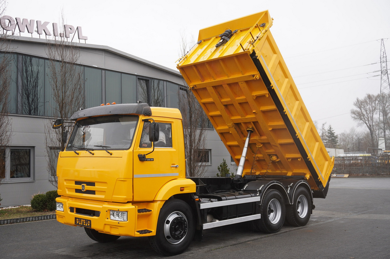 KAMAZ T2530 E5 6×4 / 3-sided tipper - Tovornjak prekucnik, Tovornjak z dvigalom: slika 1 KAMAZ T2530 E5 6×4 / 3-sided tipper - Tovornjak prekucnik, Tovornjak z dvigalom: slika 1