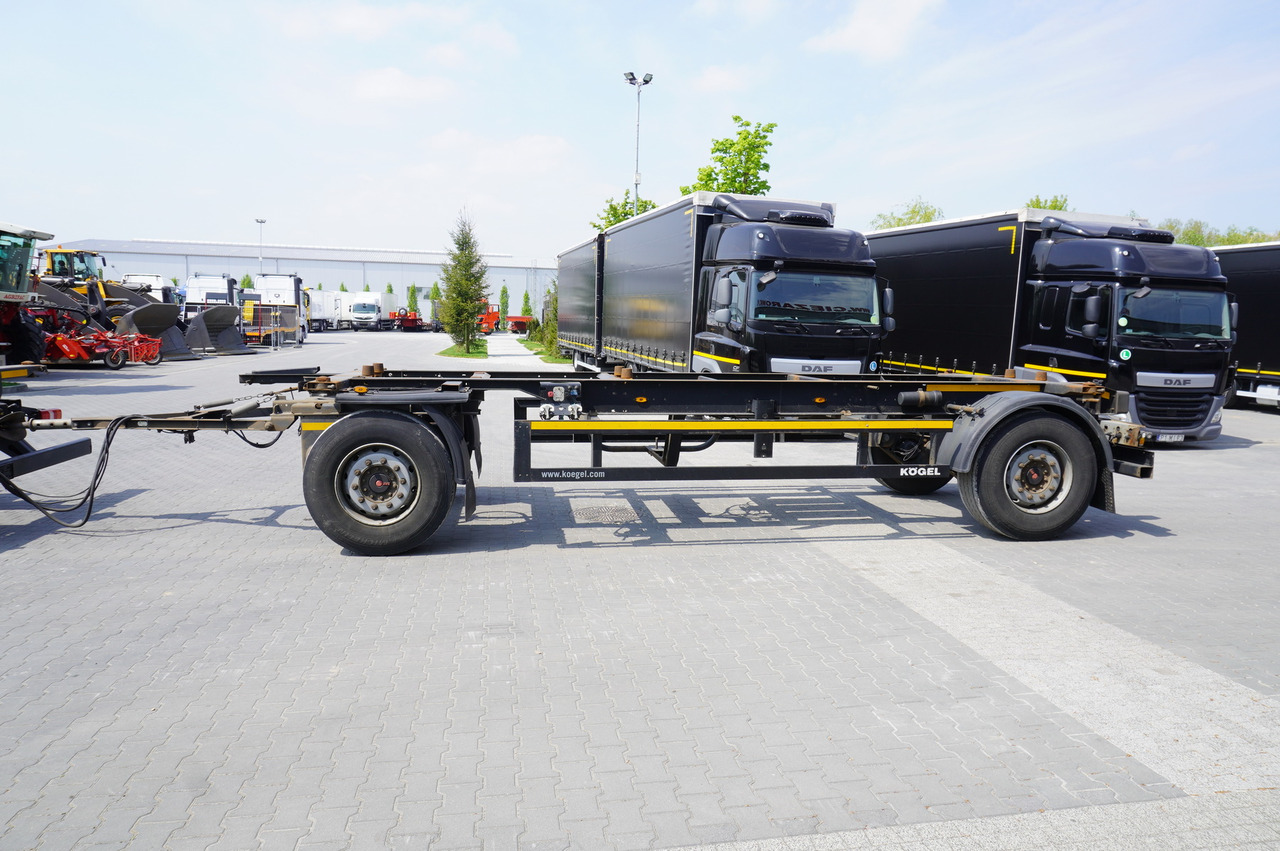 KOGEL AWE 18, two-axle, BDF, 7.5m chassis , air suspension, SAF axles - Prikolica šasija: slika 3 KOGEL AWE 18, two-axle, BDF, 7.5m chassis , air suspension, SAF axles - Prikolica šasija: slika 3