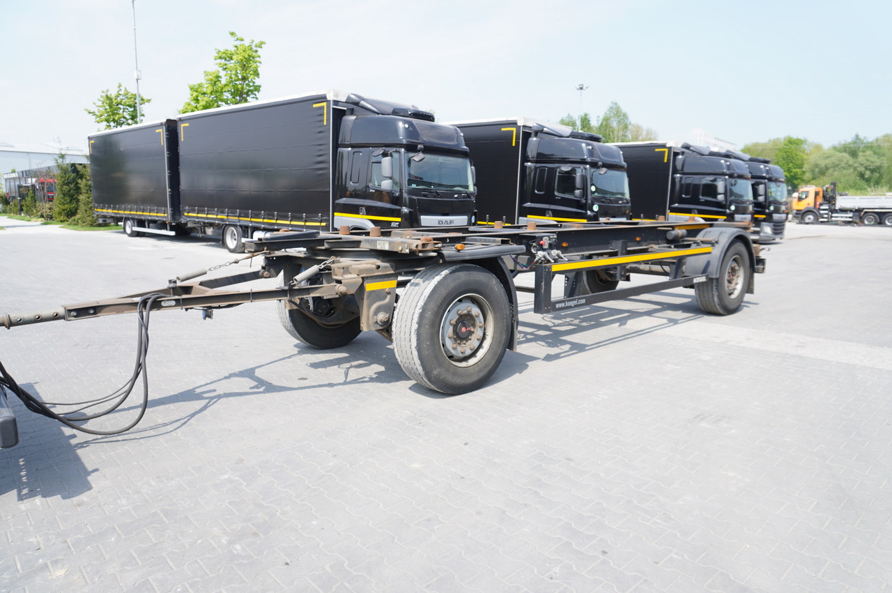 KOGEL AWE 18, two-axle, BDF, 7.5m chassis , air suspension, SAF axles - Prikolica šasija: slika 2 KOGEL AWE 18, two-axle, BDF, 7.5m chassis , air suspension, SAF axles - Prikolica šasija: slika 2