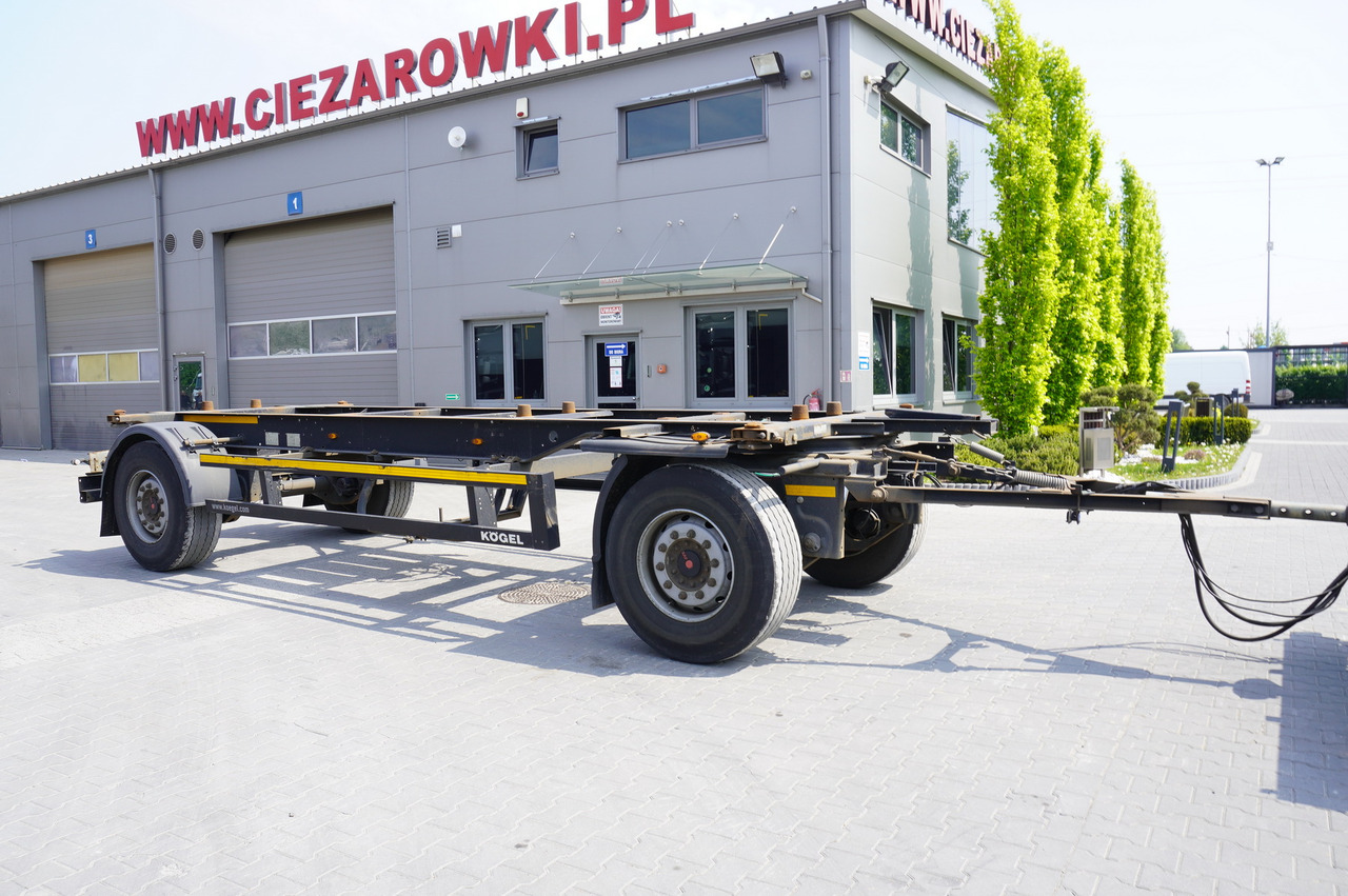 KOGEL AWE 18, two-axle, BDF, 7.5m chassis , air suspension, SAF axles - Prikolica šasija: slika 1 KOGEL AWE 18, two-axle, BDF, 7.5m chassis , air suspension, SAF axles - Prikolica šasija: slika 1