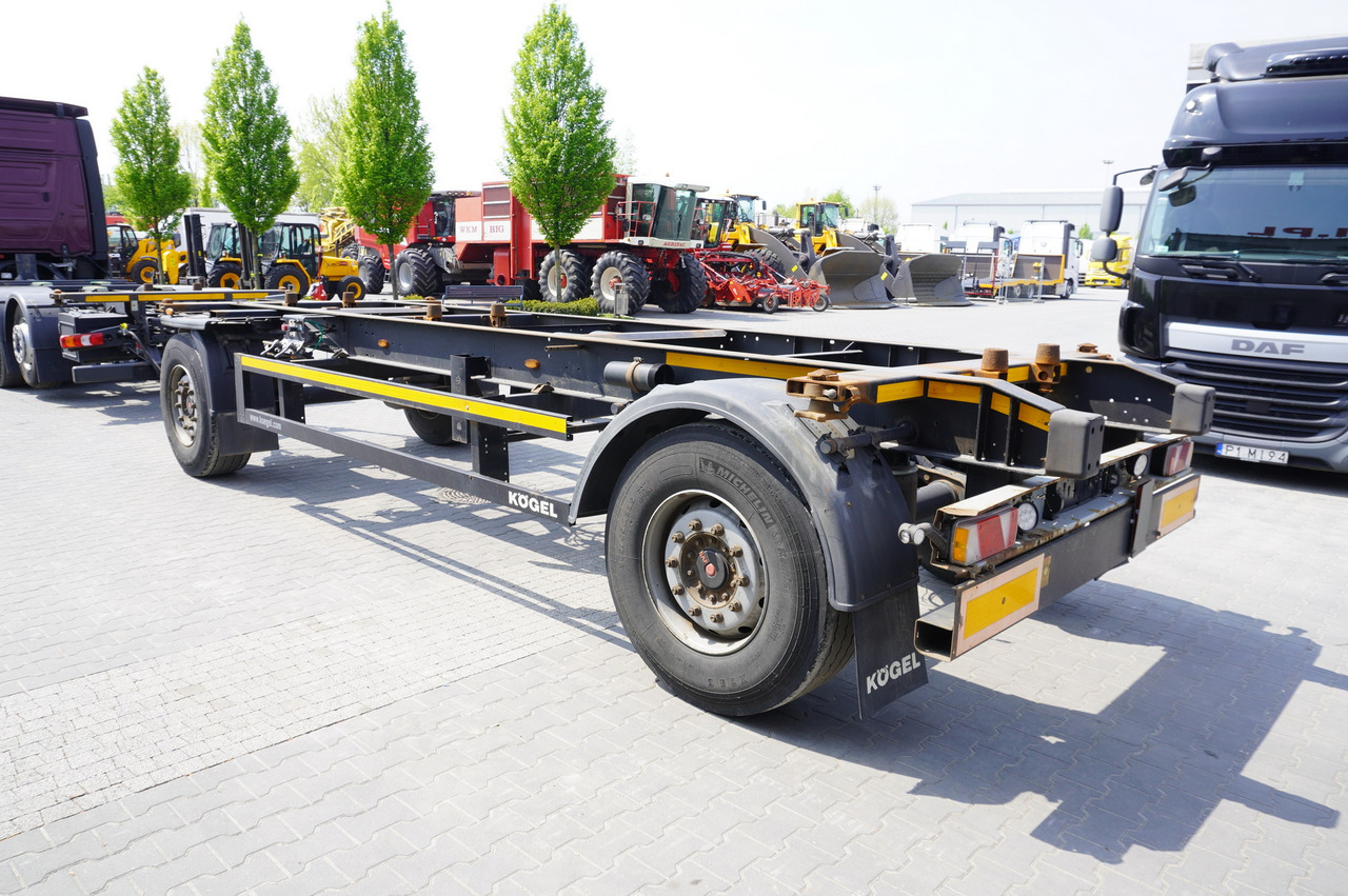 KOGEL AWE 18, two-axle, BDF, 7.5m chassis , air suspension, SAF axles - Prikolica šasija: slika 4 KOGEL AWE 18, two-axle, BDF, 7.5m chassis , air suspension, SAF axles - Prikolica šasija: slika 4