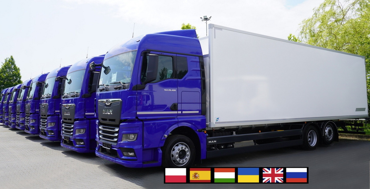 MAN New MAN TGX 26.400 / NEW IGLOOCAR refrigerator 23 pallets / 6×2 / 2024 / 10 units - Tovornjak zabojnik: slika 1 MAN New MAN TGX 26.400 / NEW IGLOOCAR refrigerator 23 pallets / 6×2 / 2024 / 10 units - Tovornjak zabojnik: slika 1