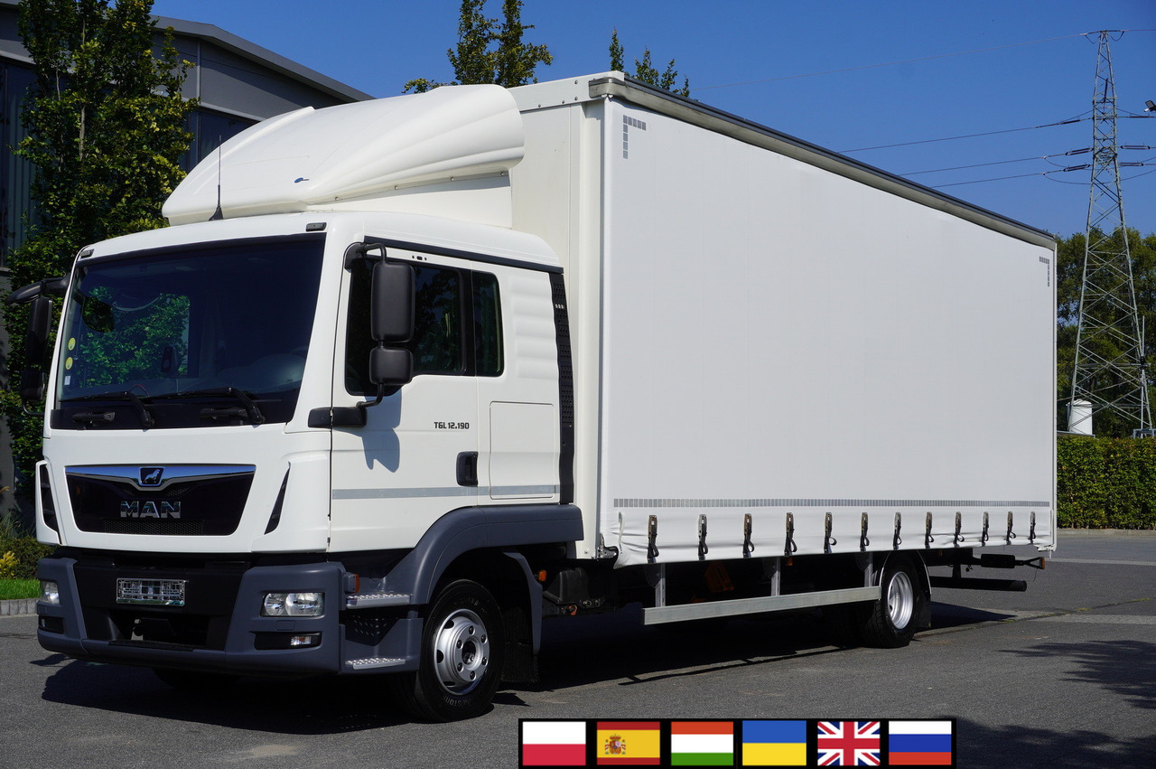 MAN TGL 12.190 / Curtainsider 19 EPAL / Sleeper cab - Tovornjak s ponjavo: slika 1 MAN TGL 12.190 / Curtainsider 19 EPAL / Sleeper cab - Tovornjak s ponjavo: slika 1