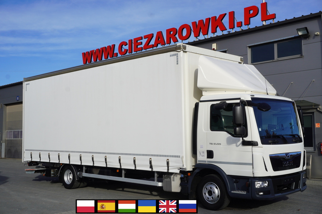 MAN TGL 12.220 / Curtainsider 19 EPAL / 140 tho. km - Tovornjak s ponjavo: slika 1 MAN TGL 12.220 / Curtainsider 19 EPAL / 140 tho. km - Tovornjak s ponjavo: slika 1