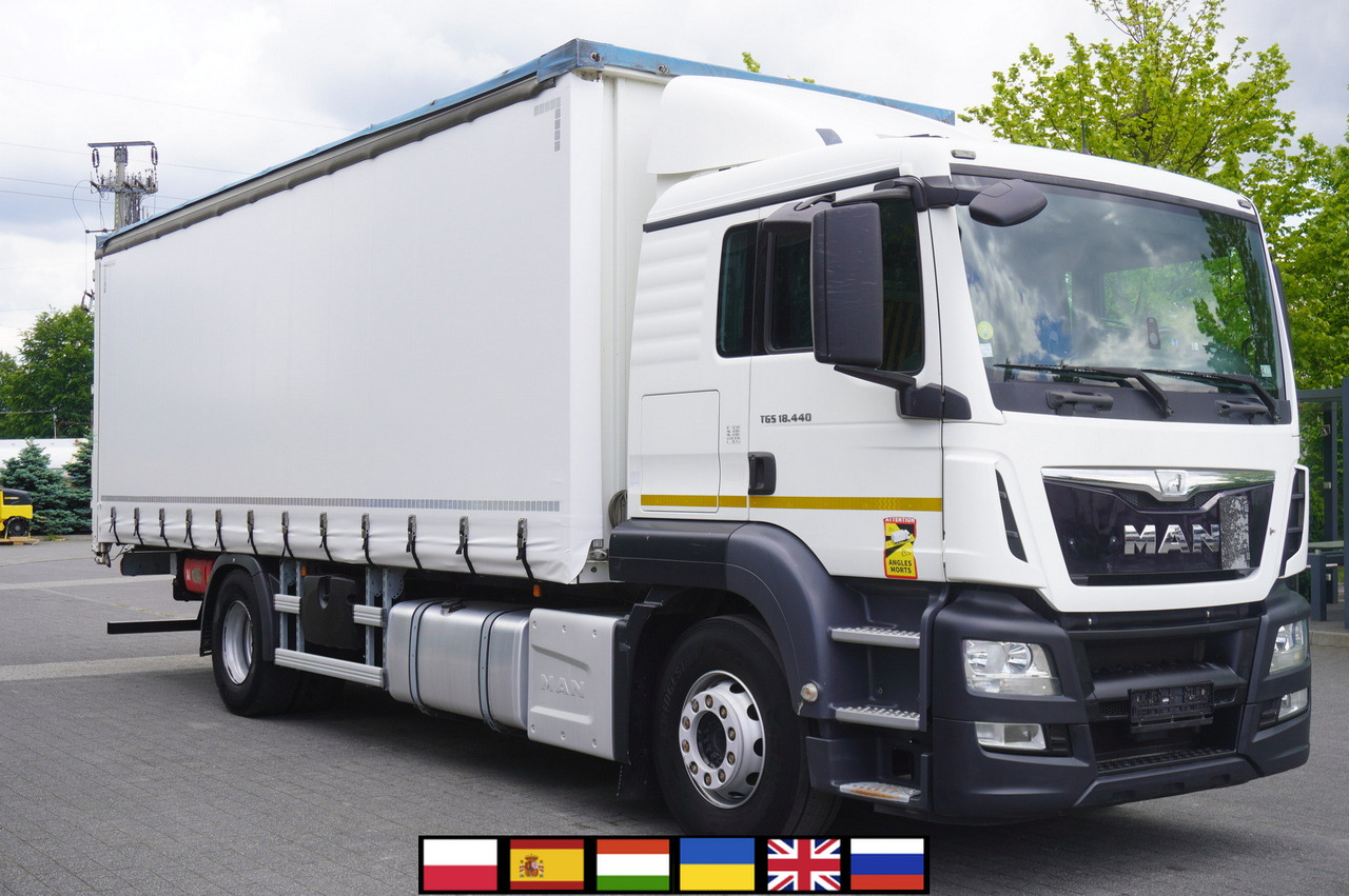 MAN TGS 18.440 / 19 EPAL curtainsider / Sleeper cab - Tovornjak s ponjavo: slika 1 MAN TGS 18.440 / 19 EPAL curtainsider / Sleeper cab - Tovornjak s ponjavo: slika 1