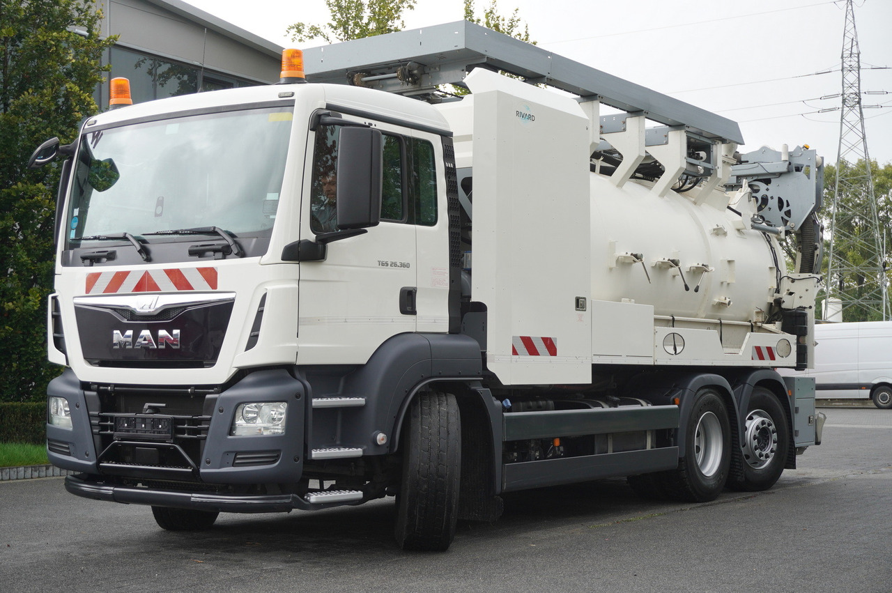 MAN TGS 26.360 E6 / RIVARD sewage cleaner 18 m3 / 90 tho. km / steering axle / 2 units - Vakuumski tovornjak: slika 2 MAN TGS 26.360 E6 / RIVARD sewage cleaner 18 m3 / 90 tho. km / steering axle / 2 units - Vakuumski tovornjak: slika 2