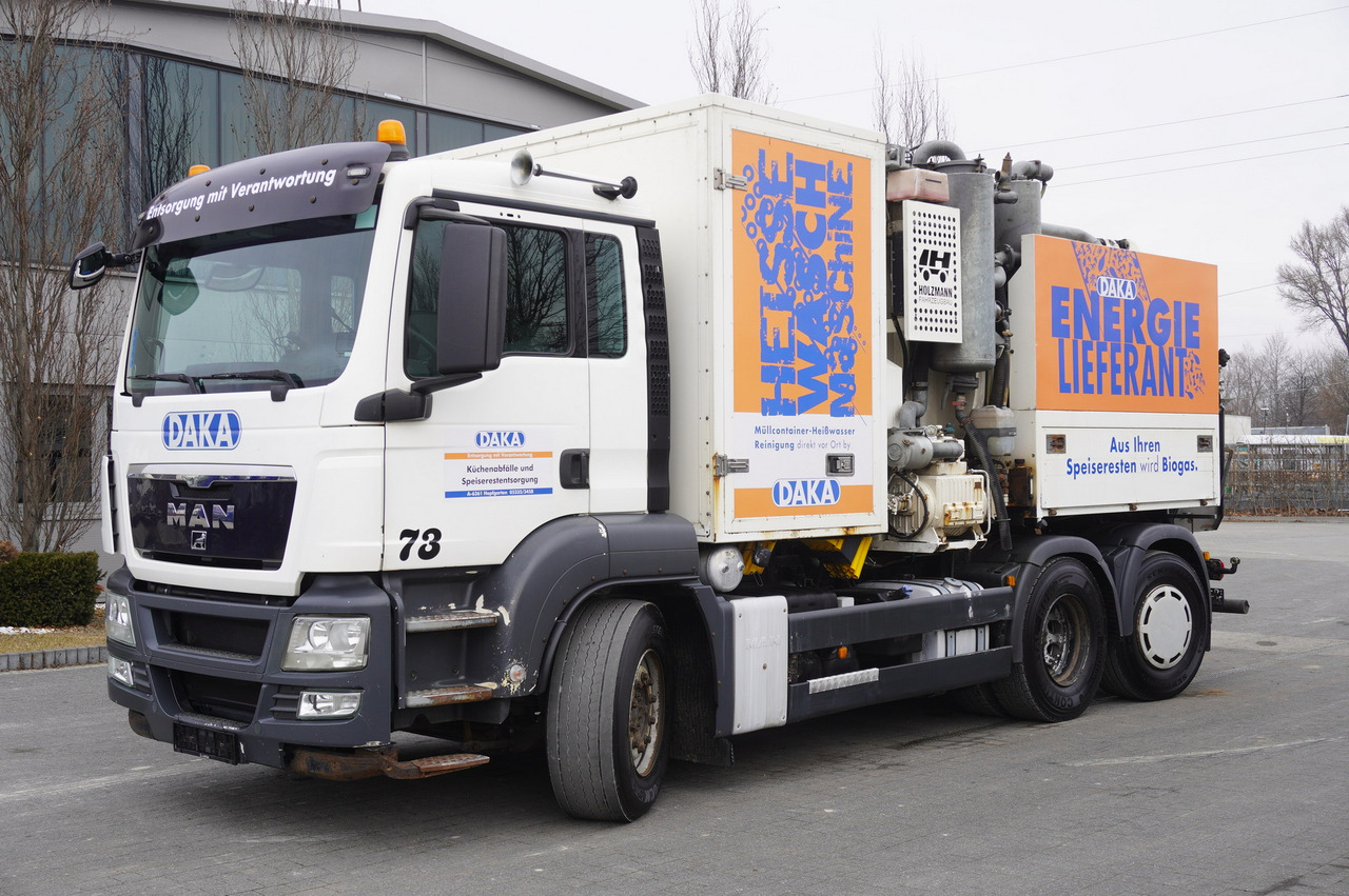 MAN TGS 26.360 / Holzmann Fahrzeugbau HBS 28/120.00 kitchen waste vehicle / Euro 5 - Smetarski tovornjak: slika 1 MAN TGS 26.360 / Holzmann Fahrzeugbau HBS 28/120.00 kitchen waste vehicle / Euro 5 - Smetarski tovornjak: slika 1