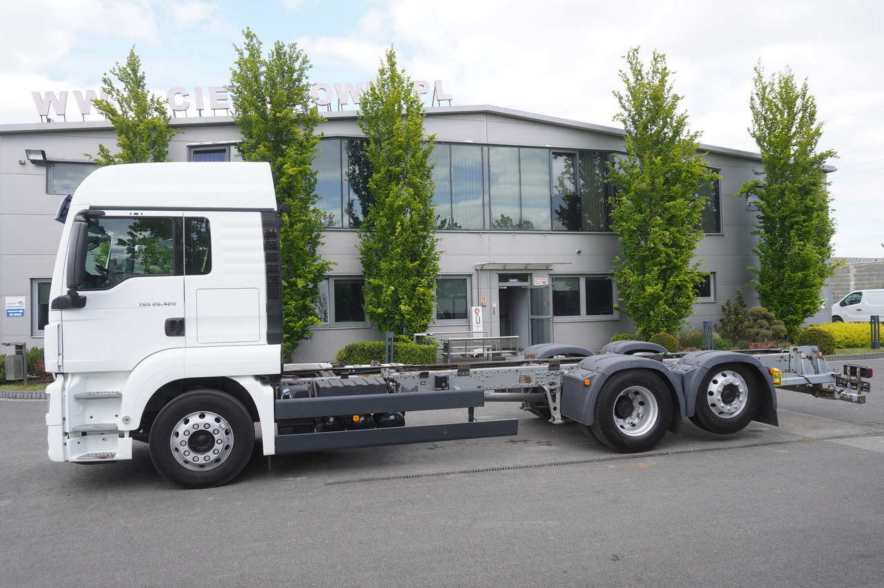 MAN TGS 26.420 / 7.5 m chassis / 14.5 t load cap. / Sleeping cab - Tovornjak-šasija: slika 2 MAN TGS 26.420 / 7.5 m chassis / 14.5 t load cap. / Sleeping cab - Tovornjak-šasija: slika 2