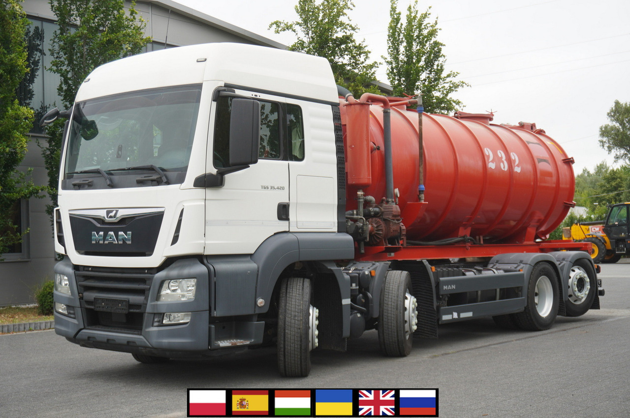 MAN TGS 35.420 8×2 / NEW septic barrel 13000 L / 3 steered axles - Cisterna za gnojevko: slika 1 MAN TGS 35.420 8×2 / NEW septic barrel 13000 L / 3 steered axles - Cisterna za gnojevko: slika 1