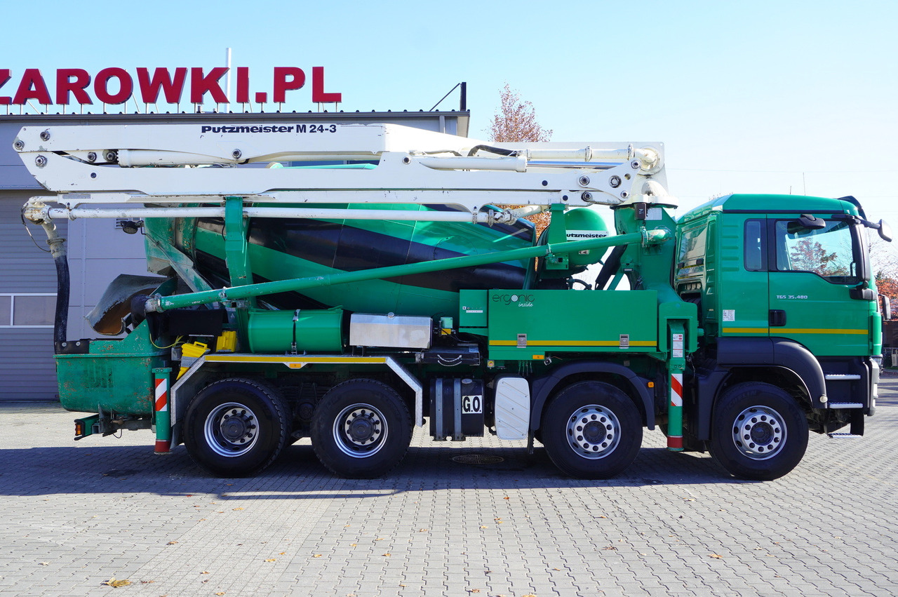 MAN TGS 35.480 8x4 Concrete Mixer Pump truck / Putzmeister M24-3 / 1600 MTH! - Avtomešalec: slika 5 MAN TGS 35.480 8x4 Concrete Mixer Pump truck / Putzmeister M24-3 / 1600 MTH! - Avtomešalec: slika 5