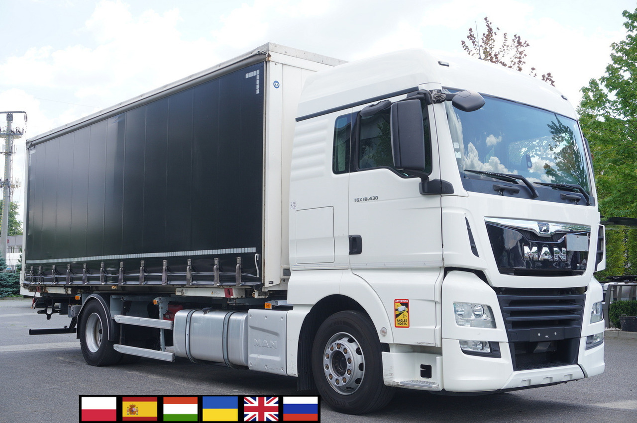 MAN TGX 18.430 / Curtainsider 18 EPAL / sleeping cab / 2021 - Tovornjak s ponjavo: slika 1 MAN TGX 18.430 / Curtainsider 18 EPAL / sleeping cab / 2021 - Tovornjak s ponjavo: slika 1