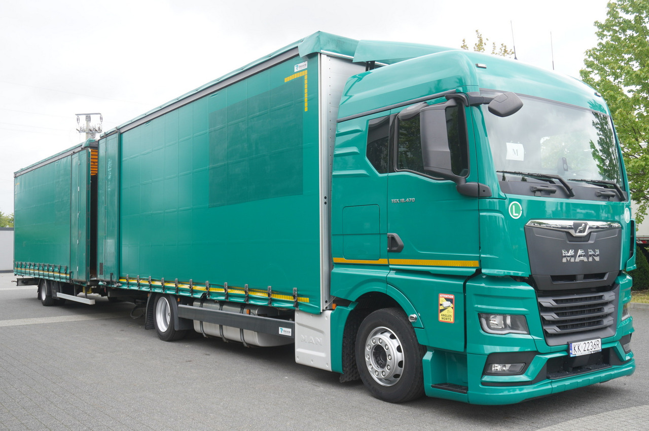 MAN TGX 18.470 / Trailer 19 EPAL / Curtainsider 19 EPAL / 2022 / Retarder / 15 units - Tovornjak s ponjavo: slika 2 MAN TGX 18.470 / Trailer 19 EPAL / Curtainsider 19 EPAL / 2022 / Retarder / 15 units - Tovornjak s ponjavo: slika 2