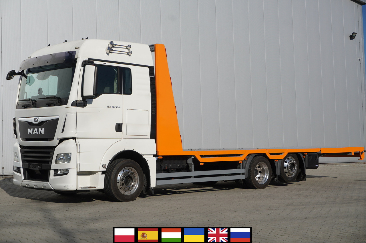 MAN TGX 26.500 6x2 E6 / NEW Tow truck superstructure 8.75 m / steered axle - Tovornjak avtotransporter: slika 1 MAN TGX 26.500 6x2 E6 / NEW Tow truck superstructure 8.75 m / steered axle - Tovornjak avtotransporter: slika 1