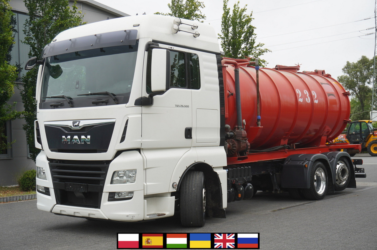 MAN TGX 26.500 / NEW Stal Septic barrel 13000 l / steering 3rd axle - Cisterna za gnojevko: slika 1 MAN TGX 26.500 / NEW Stal Septic barrel 13000 l / steering 3rd axle - Cisterna za gnojevko: slika 1