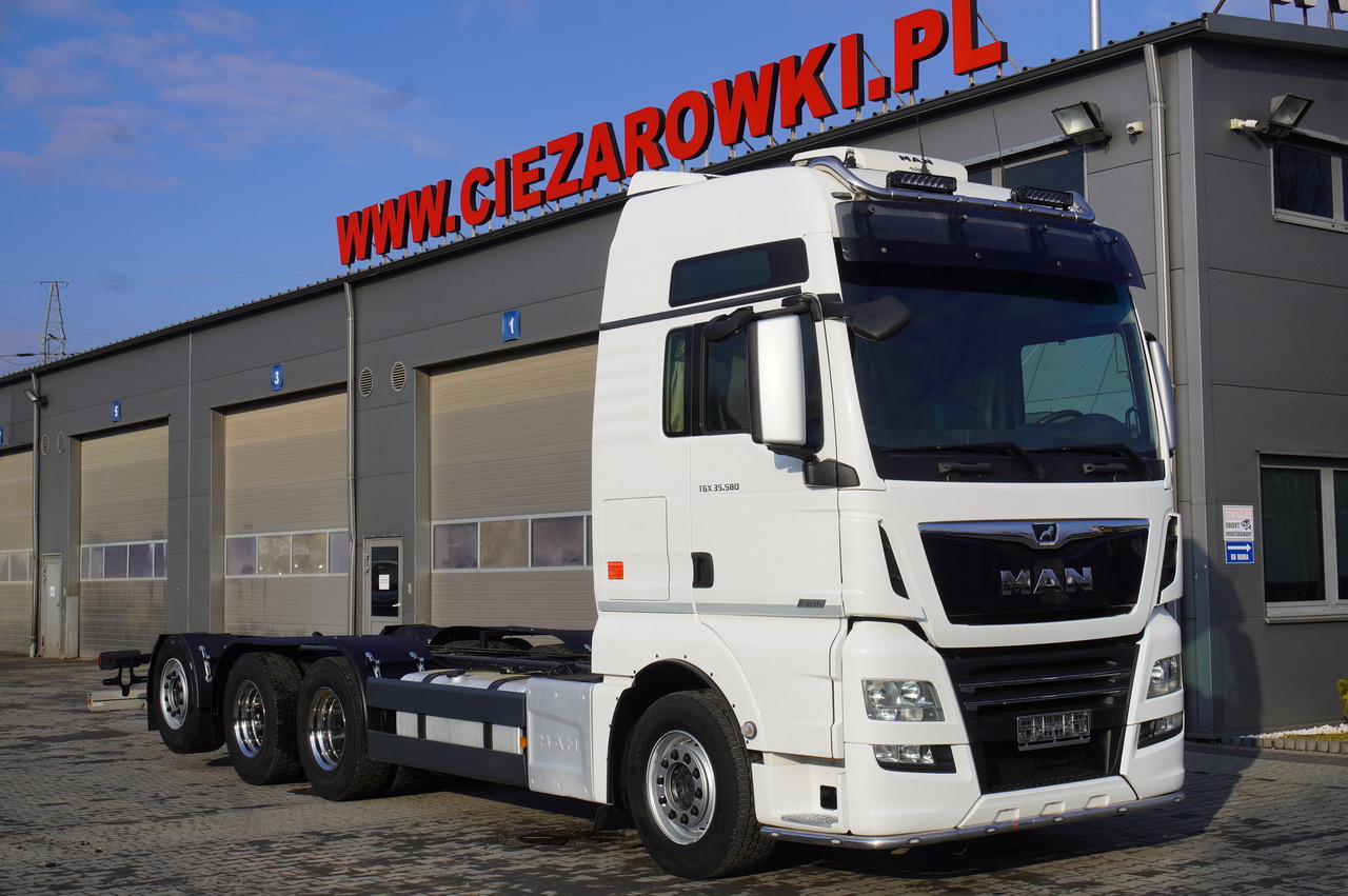 MAN TGX 35.580 E6 8x4/4 - 8.8m chassis frame - Tovornjak z dvigalom: slika 1 MAN TGX 35.580 E6 8x4/4 - 8.8m chassis frame - Tovornjak z dvigalom: slika 1