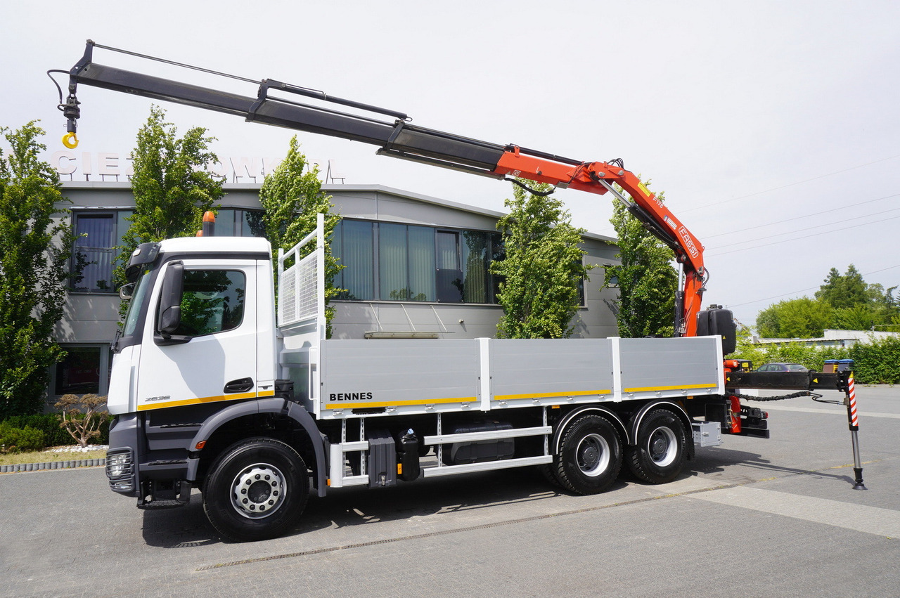 MERCEDES-BENZ AROCS 2636 Flatbed / HDS FASSI F175 7.7 T / 150,000 km - Tovornjak s kesonom, Tovornjak z dvigalom: slika 4 MERCEDES-BENZ AROCS 2636 Flatbed / HDS FASSI F175 7.7 T / 150,000 km - Tovornjak s kesonom, Tovornjak z dvigalom: slika 4