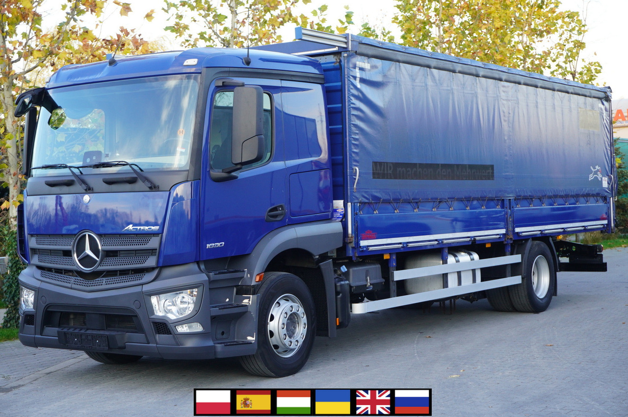 MERCEDES-BENZ Actros 1830 4x2 E6 / Curtainsider 18 EPAL / Sleeper cab - Tovornjak s ponjavo: slika 1 MERCEDES-BENZ Actros 1830 4x2 E6 / Curtainsider 18 EPAL / Sleeper cab - Tovornjak s ponjavo: slika 1