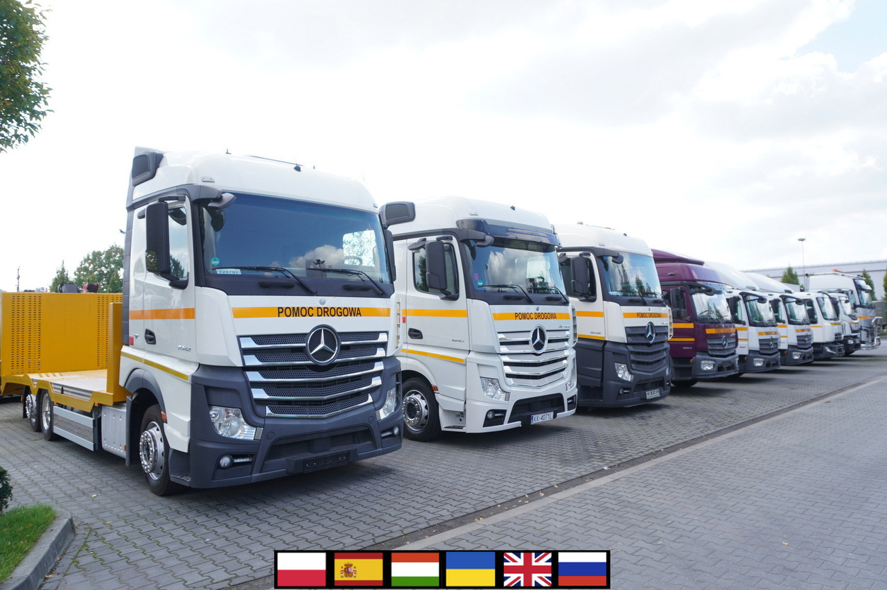 MERCEDES-BENZ Actros 1845 / NEW TOW TRUCK PLATFORM/ Sleeper cab / several units - Tovornjak avtotransporter: slika 1 MERCEDES-BENZ Actros 1845 / NEW TOW TRUCK PLATFORM/ Sleeper cab / several units - Tovornjak avtotransporter: slika 1