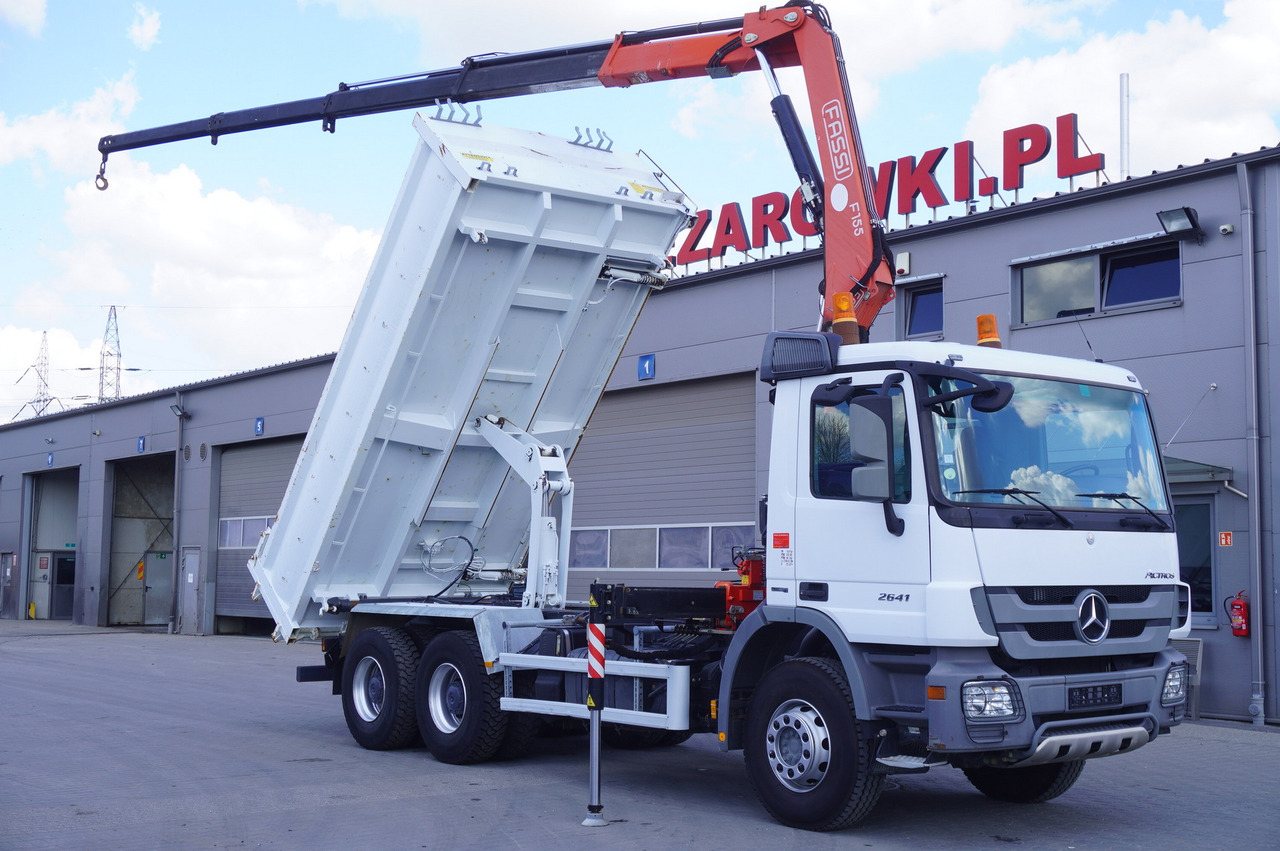 MERCEDES-BENZ Actros 2641 6×4 E5 / Crane / Dumper / 110000 km! - Avtodvigalo: slika 1 MERCEDES-BENZ Actros 2641 6×4 E5 / Crane / Dumper / 110000 km! - Avtodvigalo: slika 1