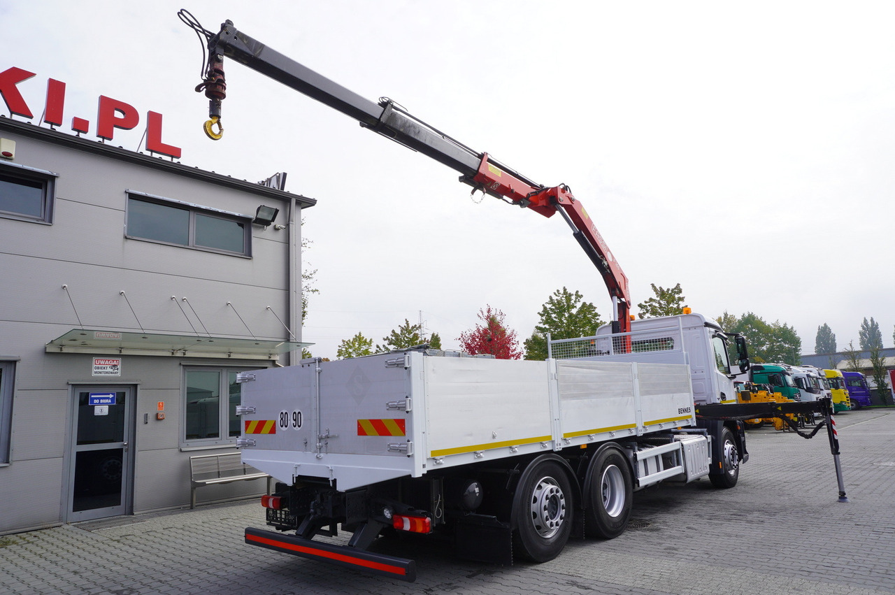 MERCEDES-BENZ Antos 2540 / Flatbed 15 EPAL / Fassi F165 / 6.1 t / 8 m reach / remote control / rotator / 1600 MTH / steered axle - Tovornjak z dvigalom: slika 3 MERCEDES-BENZ Antos 2540 / Flatbed 15 EPAL / Fassi F165 / 6.1 t / 8 m reach / remote control / rotator / 1600 MTH / steered axle - Tovornjak z dvigalom: slika 3
