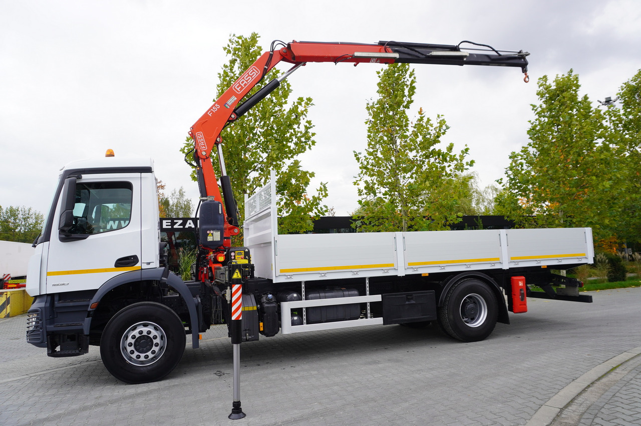 MERCEDES-BENZ Arocs 1830 / Flatbed 16 EPAL / HDS Fassi 155 / Reach 8 m / Load capacity 6160 kg - Tovornjak z dvigalom: slika 5 MERCEDES-BENZ Arocs 1830 / Flatbed 16 EPAL / HDS Fassi 155 / Reach 8 m / Load capacity 6160 kg - Tovornjak z dvigalom: slika 5