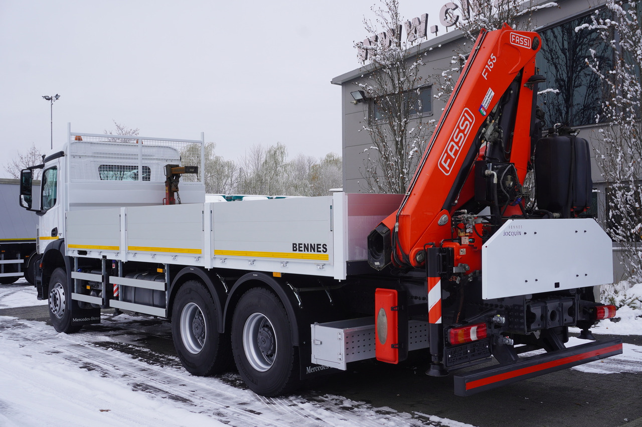MERCEDES-BENZ Arocs 2633 flatbed truck / Crane FASSI F155A.0.23 / REMOTE CONTROL / 230,000 km - Tovornjak s kesonom, Tovornjak z dvigalom: slika 3 MERCEDES-BENZ Arocs 2633 flatbed truck / Crane FASSI F155A.0.23 / REMOTE CONTROL / 230,000 km - Tovornjak s kesonom, Tovornjak z dvigalom: slika 3