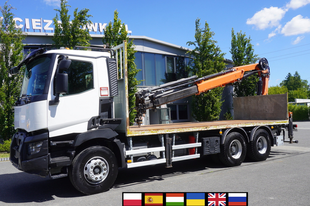 RENAULT C380 Comfort 6x4 / Atlas 6.1 T crane / range 12.3 m - Tovornjak s kesonom, Tovornjak z dvigalom: slika 1 RENAULT C380 Comfort 6x4 / Atlas 6.1 T crane / range 12.3 m - Tovornjak s kesonom, Tovornjak z dvigalom: slika 1