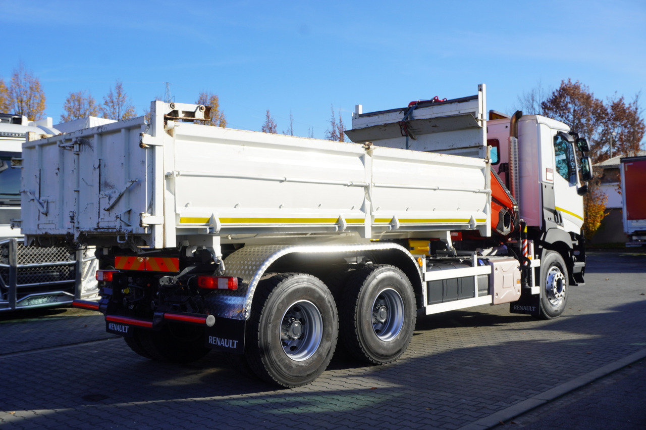 RENAULT C380 E6 6×4 / HDS Fassi F135 2700 MTH / Range 8 m / 5.6 t lifting capacity / 3-side tipper / Bortmatic - Tovornjak z dvigalom: slika 4 RENAULT C380 E6 6×4 / HDS Fassi F135 2700 MTH / Range 8 m / 5.6 t lifting capacity / 3-side tipper / Bortmatic - Tovornjak z dvigalom: slika 4