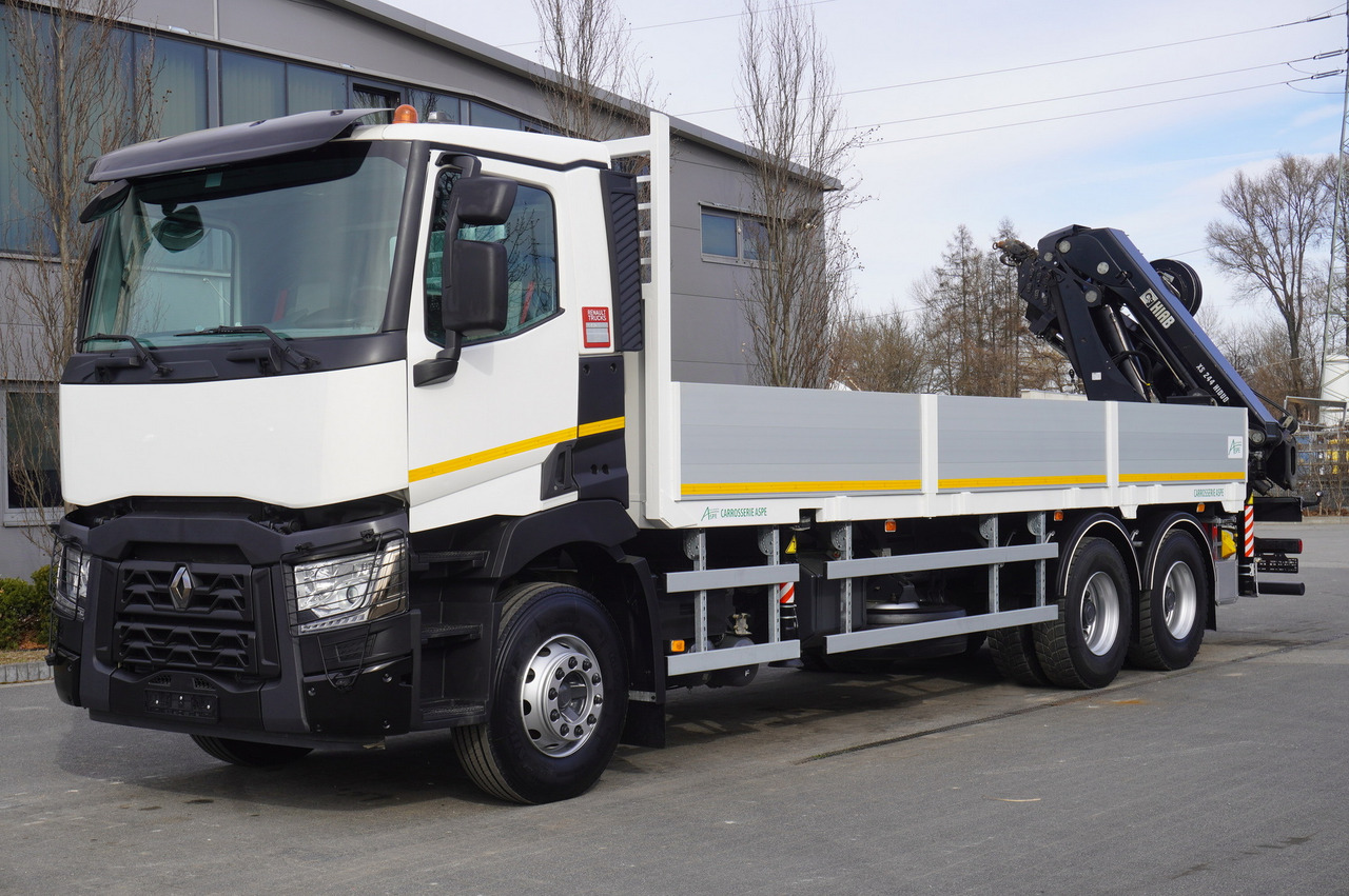 RENAULT C430 / HIAB 244 EP-5 HIDUO crane 8400 kg 15 m / Platform with stanchions - Tovornjak z dvigalom: slika 3 RENAULT C430 / HIAB 244 EP-5 HIDUO crane 8400 kg 15 m / Platform with stanchions - Tovornjak z dvigalom: slika 3