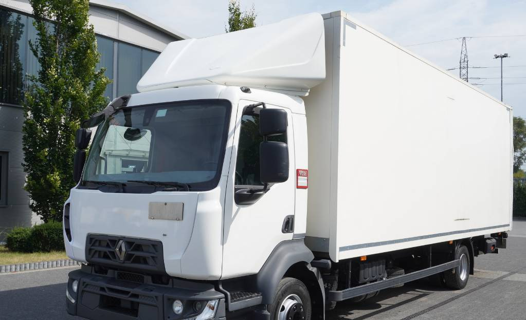 RENAULT D12 E6 / Container 18 pallets / tail lift - Tovornjak zabojnik: slika 1 RENAULT D12 E6 / Container 18 pallets / tail lift - Tovornjak zabojnik: slika 1