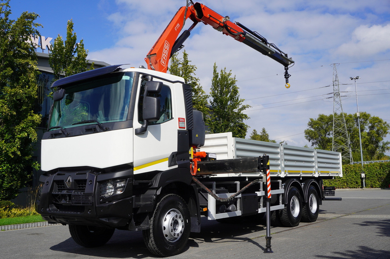 RENAULT K380 6×4 / FASSI F175 crane 7.85 t / 120 thousand km! / 2-sided tipper - Tovornjak prekucnik, Tovornjak z dvigalom: slika 4 RENAULT K380 6×4 / FASSI F175 crane 7.85 t / 120 thousand km! / 2-sided tipper - Tovornjak prekucnik, Tovornjak z dvigalom: slika 4